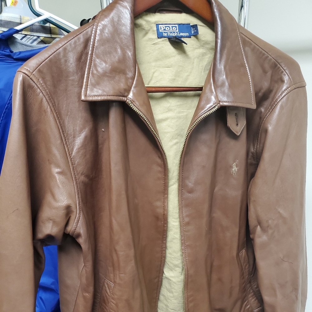 Leather Polo Coat